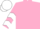 Pink, Black and White chevrons on sleeves, White cap
