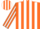 Orange and White Stripes
