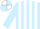 Light blue and white stripes, quartered cap