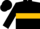 Black, gold 'WW' hoop, black sleeves, black cap