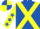 Royal Blue, Yellow cross belts, Yellow sleeves, Royal Blue stars, Royal Blue and Yellow quartered cap