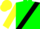 Green, Black Cross Sash, Black Band on Yellow Sleeves, Yellow Cap