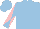 Light Blue, Light Blue and Pink Diabolo on Sleeves