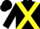 Black, Yellow cross belts, Yellow Band on Sleeves, Black Cap