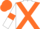 White, Orange cross belts, armlets and cap