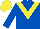 ROYAL BLUE, yellow chevron & cap