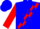 BLUE, Blue Diamonds on Red Sash, Red Star on Sleeves