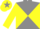 Grey and Yellow diabolo, Yellow sleeves, Yellow cap, Grey star