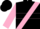 Black, Pink Sash, Pink Hoop on Sleeves, Black Cap