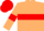 Beige, Red hoop, armlets and cap