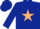 Dark Blue, Beige star