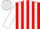 Red, White Stripes, White 'WW' in White Horseshoe, White Stripes on Sleeves