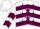White, maroon Winken Eye emblem, maroon stars & chevrons