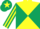 Yellow and Dark Green diabolo, Dark Green and Yellow striped sleeves, Dark Green cap, Yellow star
