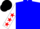 Blue, Red 'JEF' on Back, White Sleeves with Red Stars