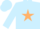LIGHT BLUE, BEIGE star
