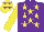 Purple, Yellow stars and sleeves, Yellow cap, Purple stars