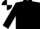 Black, Black and White quartered cap