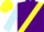 Purple, Yellow sash, Light Blue sleeves, Yellow cap