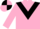 Pink, Black chevron, quartered cap