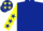 Dark Blue, Yellow sleeves, Dark Blue stars and cap