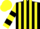 BLACK & YELLOW STRIPES, yellow & black hooped sleeves, yellow cap