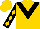 Gold, Black Chevron, Gold Diamonds on Black Sleeves