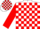 White, Red Blocks, Red Sleeves