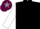 Black, White sleeves, Maroon cap, Grey star