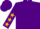 Purple, Gold Stars on Sleeves