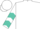 White, Turquoise 'S', Turquoise Chevrons on Sleeves