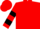 Red, black 'A', black hoops on sleeves, red cap