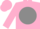 Pink body, grey disc, pink arms, pink cap