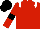 Red, White epaulets, Red sleeves, Black armlets, Black cap