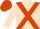 Champagne, Tangerine cross belts and cap