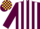 MAROON & WHITE STRIPES, maroon & yellow check cap