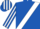 ROYAL BLUE, white sash, striped sleeves & cap