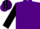 PURPLE, black sleeves, striped cap