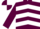Maroon & white chevrons, maroon sleeves, qtd cap