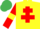 Yellow, Red Cross of Lorraine, Red sleeves, Yellow armlets, Emerald Green cap