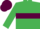 Emerald Green, Maroon hoop, Maroon cap