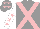 Grey, Pink cross belts, White sleeves, Pink stars, Grey cap, Pink stars