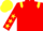 Red, Yellow epaulets, Red sleeves, Yellow stars, Yellow cap