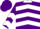 Purple, white rumalda, white doves, white rafa, white collar, white chevrons