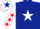Dark Blue, White star, White sleeves, Red stars, White cap, Dark Blue star