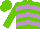 Light Green, Mauve chevrons, Light Green sleeves and cap
