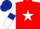 Red, White star, White sleeves, Dark Blue armlets, Dark Blue cap