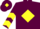 Maroon, Yellow diamond, chevrons on sleeves, Maroon cap, Yellow diamond