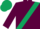 Maroon, Dark Green sash and cap