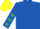 Royal Blue, Emerald Green stars on sleeves, Yellow cap